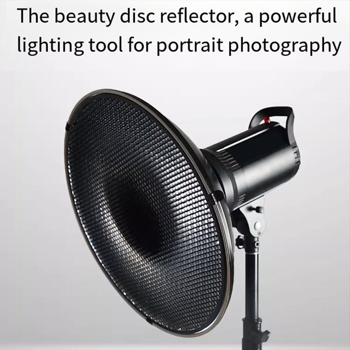 Photography Lighting Beauty Dish - M05K 30cmビューティーディッシュリフレクター ハニカムグリッド スタジオポートレート撮影用 光量調整強化