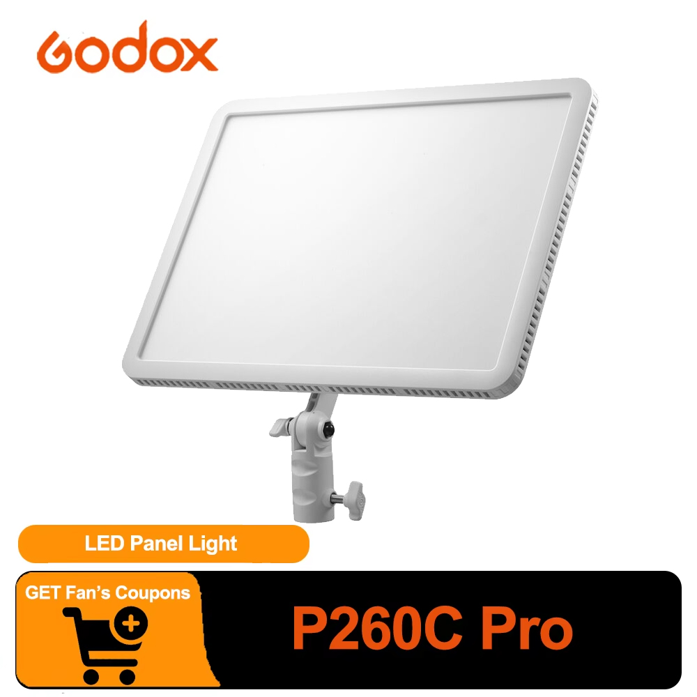 Photography Lighting Godox - Godox P260C PRO LEDライトパネル バイカラー 2800-6500K
