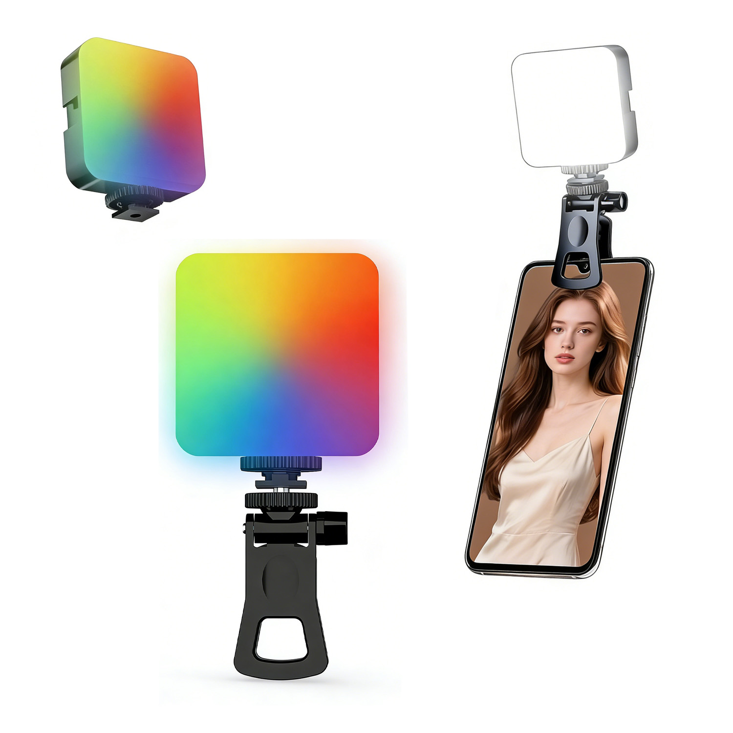 Photography Lighting Outdoor - RGBポケットライト屋外撮影用フィルライトライブストリーミングフォトカメラフルカラー撮影ライト