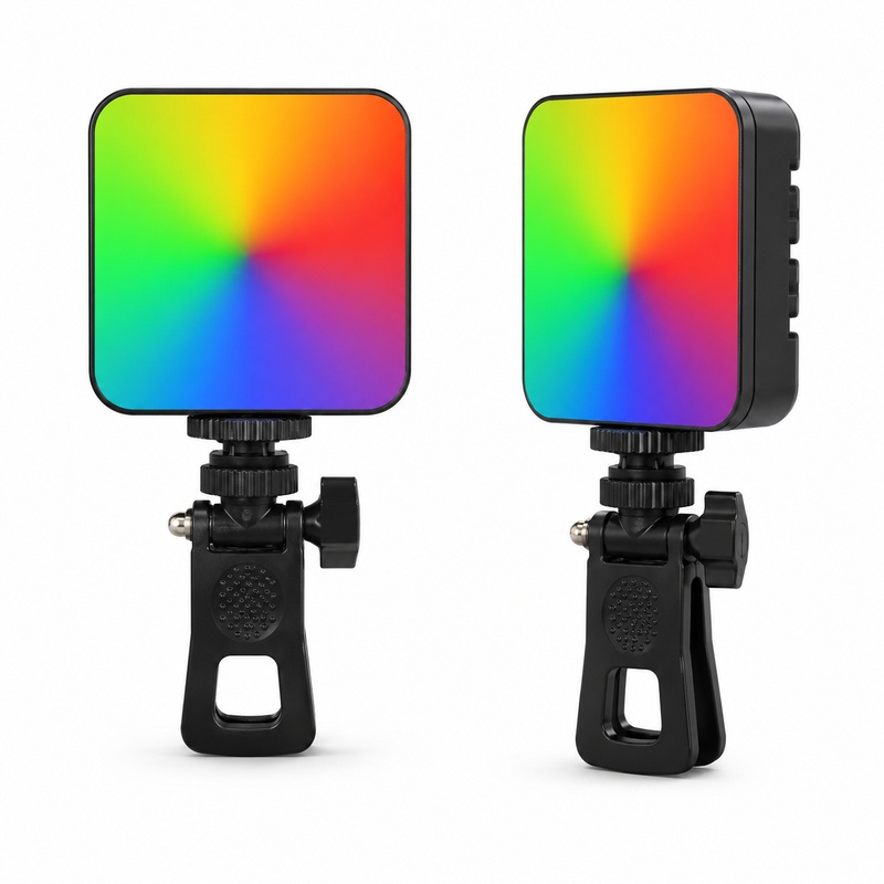 Photography Lighting Outdoor - DY11ミニポータブルクリップオン携帯用フィルライト、ノートパソコン用ソフトセルフィーライト、ライブストリーミング、ビデオ撮影、屋外撮影に最適