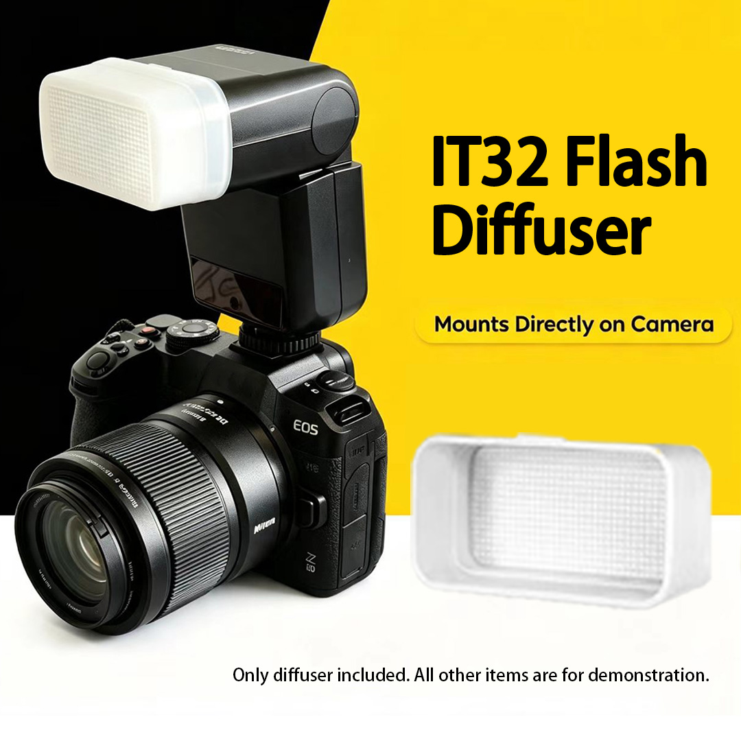 Photography Lighting Godox - Godox iT32用フラッシュディフューザーソフトカバー ポータブルライトモディファイアーソフトボックス保護カバー 写真撮影用フラッシュアクセサリー