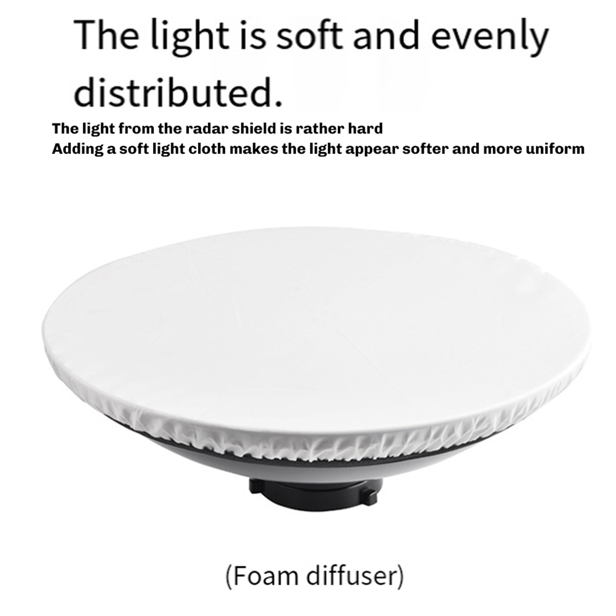 Photography Lighting Beauty Dish - AT59 30cmビューティーディッシュリフレクター ハニカムグリッド スタジオポートレート撮影用 強化された照明コントロール