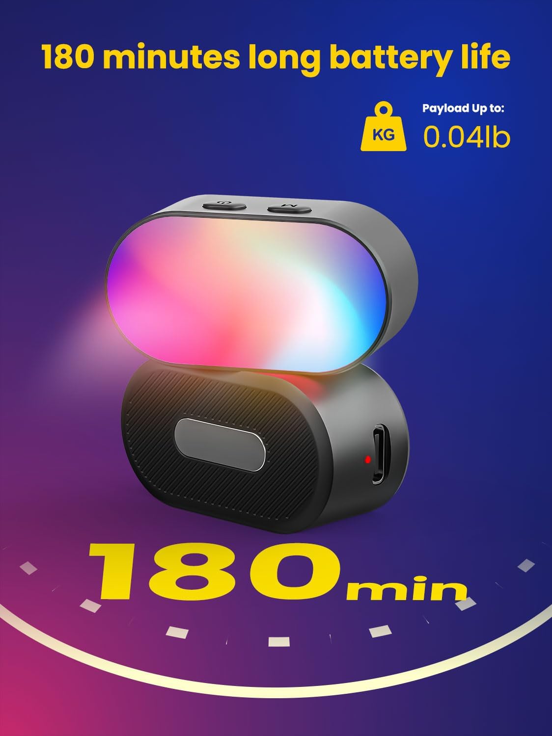 AOCHUAN ミニ RGB 磁気補助光 3 ストップ輝度  - Photography Lighting Patterns のレビューと価格