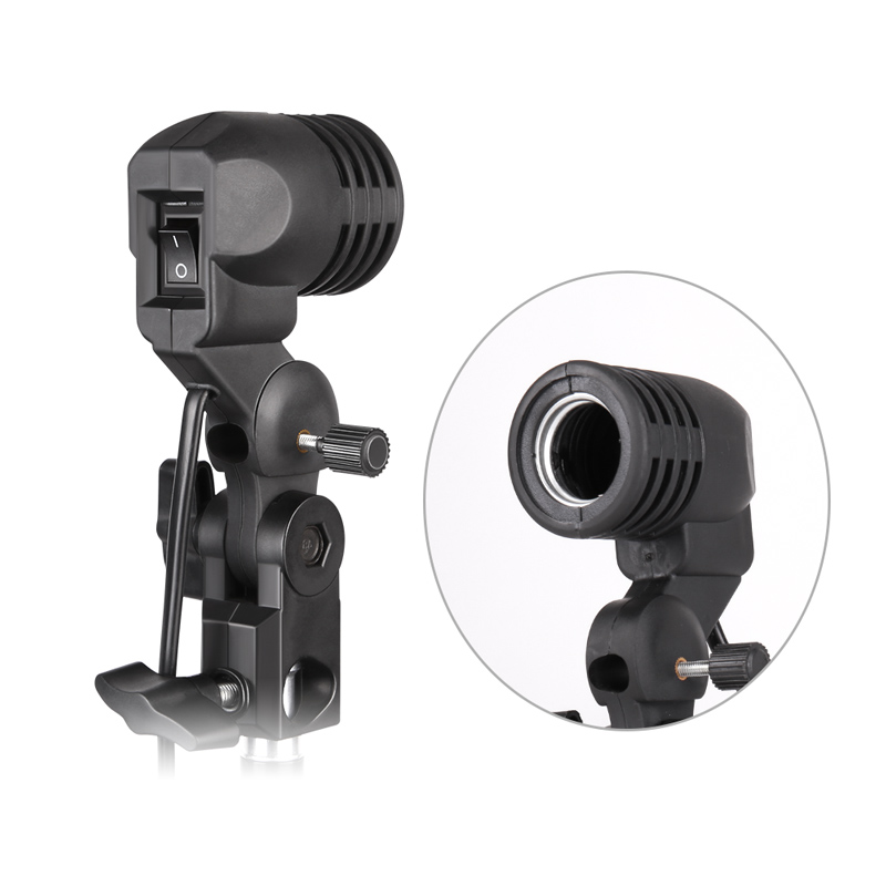 1.8mケーブル電球ホルダー,e26/e27電球ホルダー付き - Photography Umbrella Lighting Kit のレビューと価格