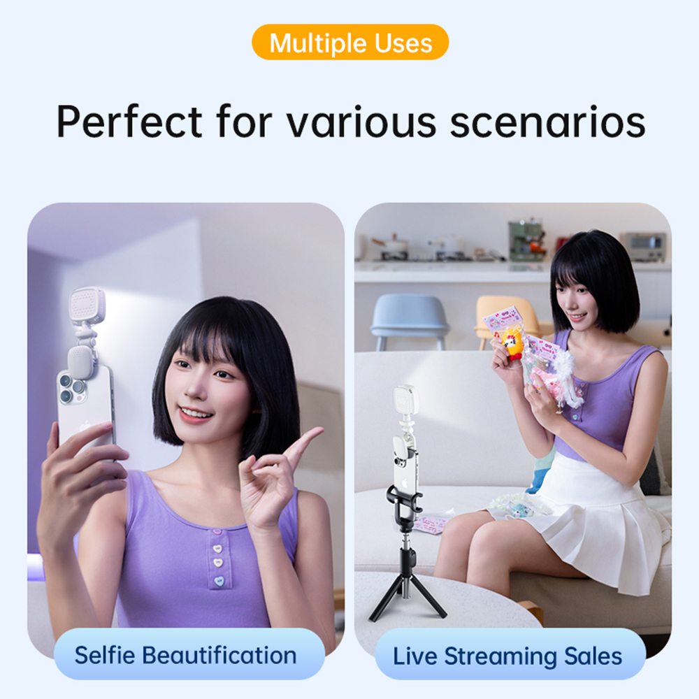 ポータブルLEDセルフィーライトカメラミニフィルライト充電式 - Photography Lighting Patterns のレビューと価格