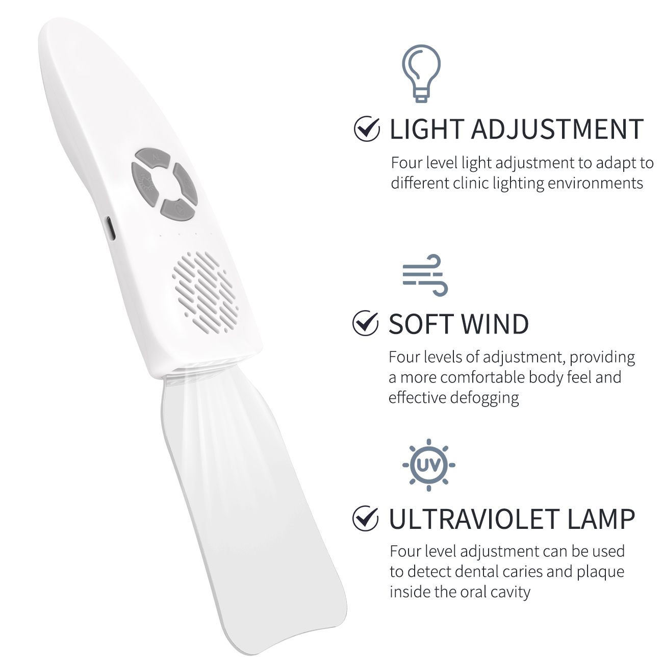 歯科用曇り止めミラーキット LEDライト付きミラー 口腔矯正 - Photography Lighting Kit のレビューと価格