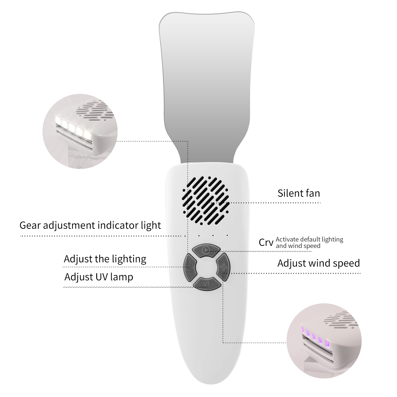 歯科用曇り止めミラーキット LEDライト付きミラー 口腔矯正 - Photography Lighting Kit のレビューと価格