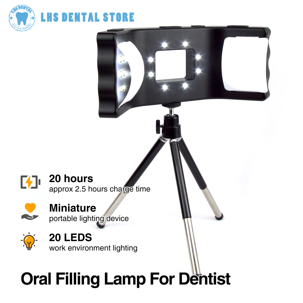 歯科用口腔写真撮影LEDランプ写真ランプフラッシュライト歯科 - Photography Lighting Kit のレビューと価格