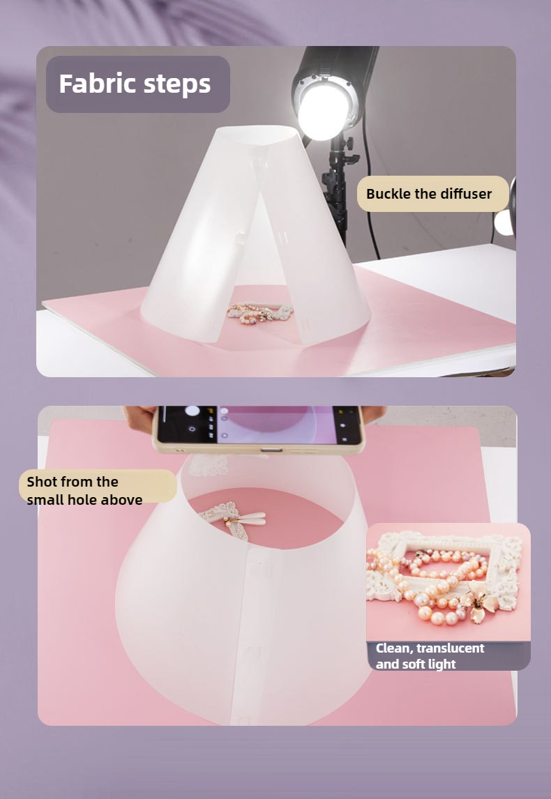 ライトコーン型フォトフラッシュディフューザー、製品拡散写真撮 - Photography Lighting Diffuser のレビューと価格