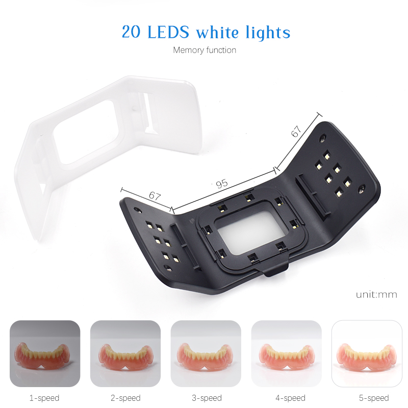 JUMTOP 歯科用撮影ライト 20 LED 作業環境照明口 - Photography Lighting Lamp のレビューと価格
