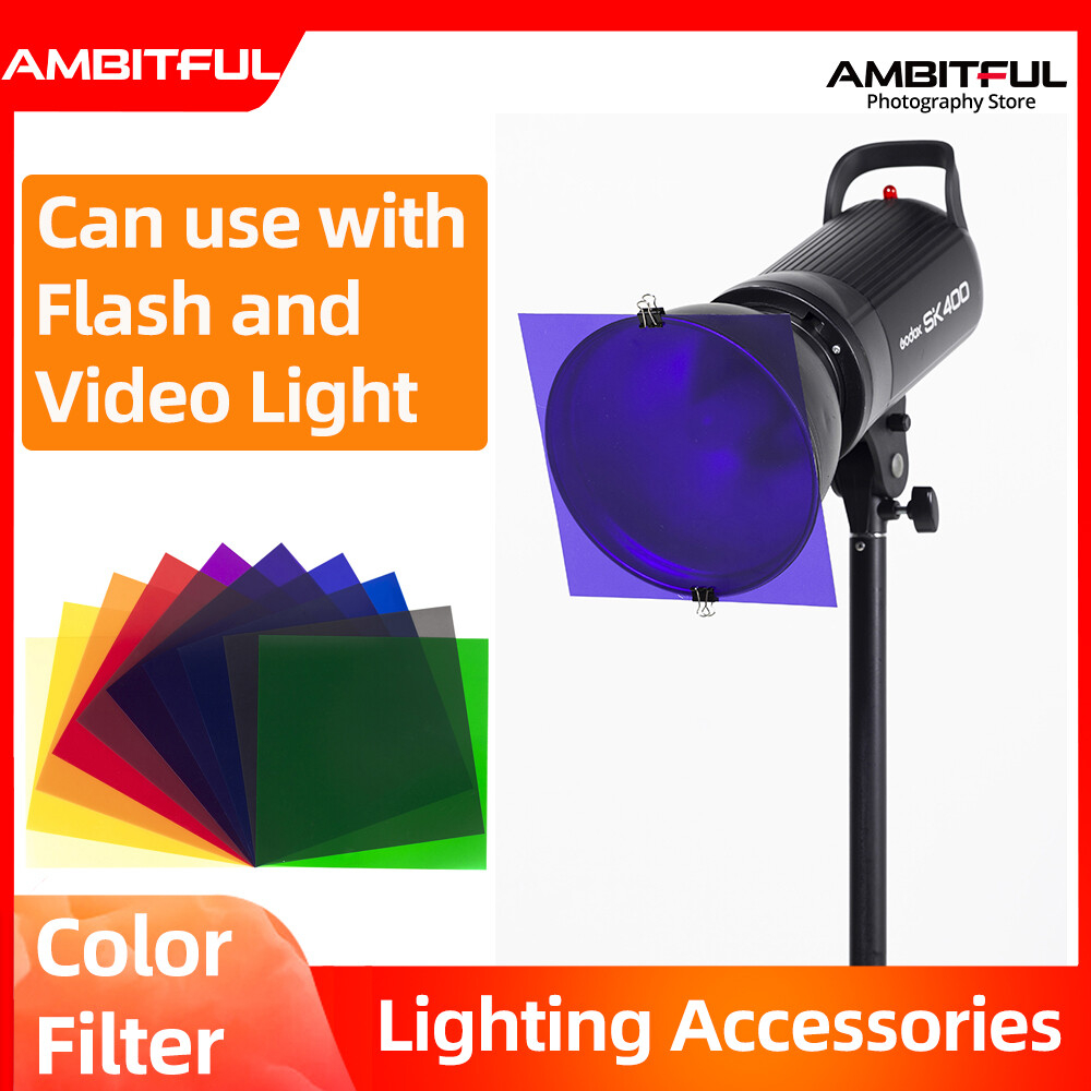 スタジオライトカラーフィルター 30*30cm 写真撮影用  - Photography Lighting Gels のレビューと価格