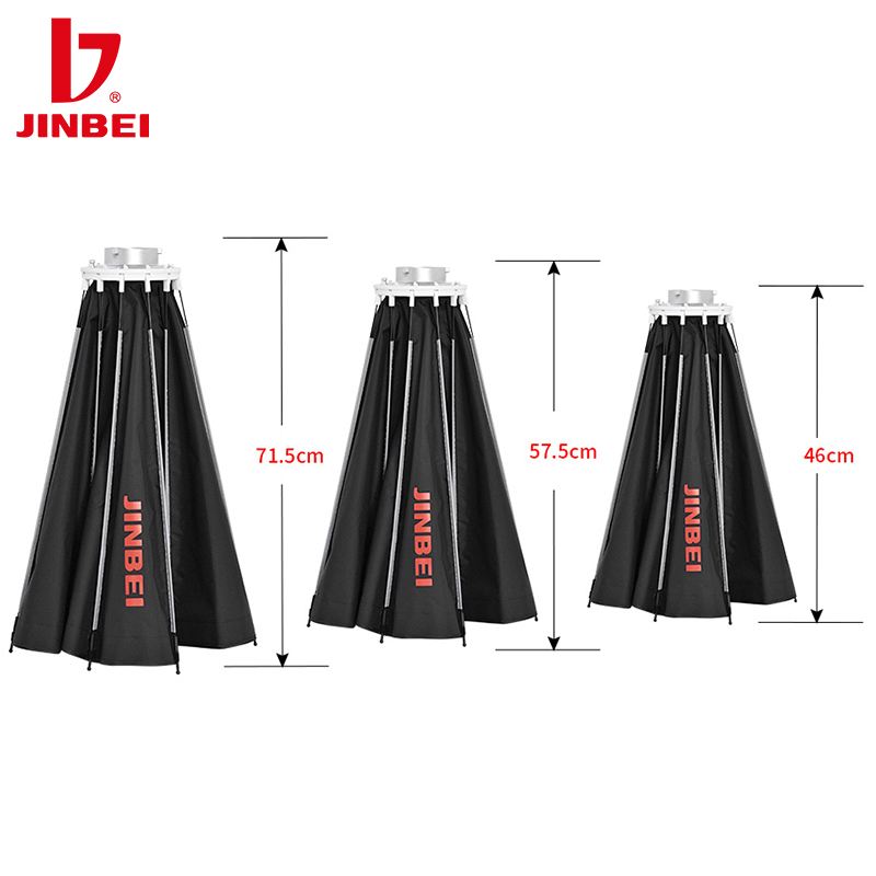 JINBEI 65 クイックオープンパラボリックプライオソフ - Photography Lighting Kit のレビューと価格