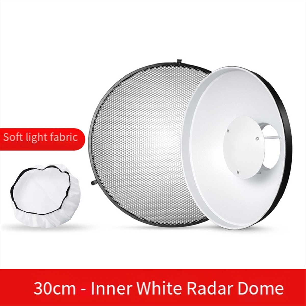 N05R 30cmビューティーディッシュリフレクター ハニカ - Photography Lighting Beauty Dish のレビューと価格