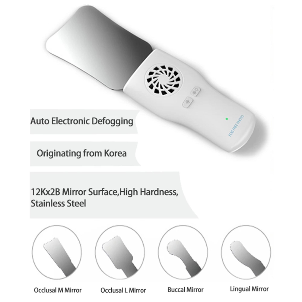 歯科防曇ミラーセット矯正リフレクター LED ライト付き曇り - Photography Lighting Kit のレビューと価格