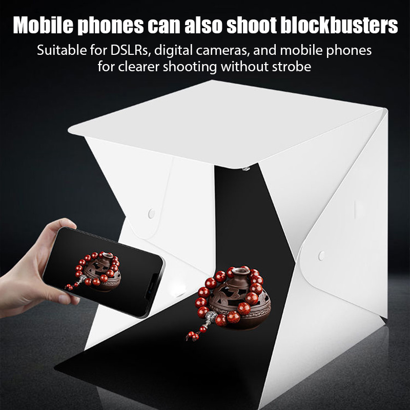 ライトボックス ミニフォトスタジオボックス 23*22*24 - Photography Lighting Kit のレビューと価格