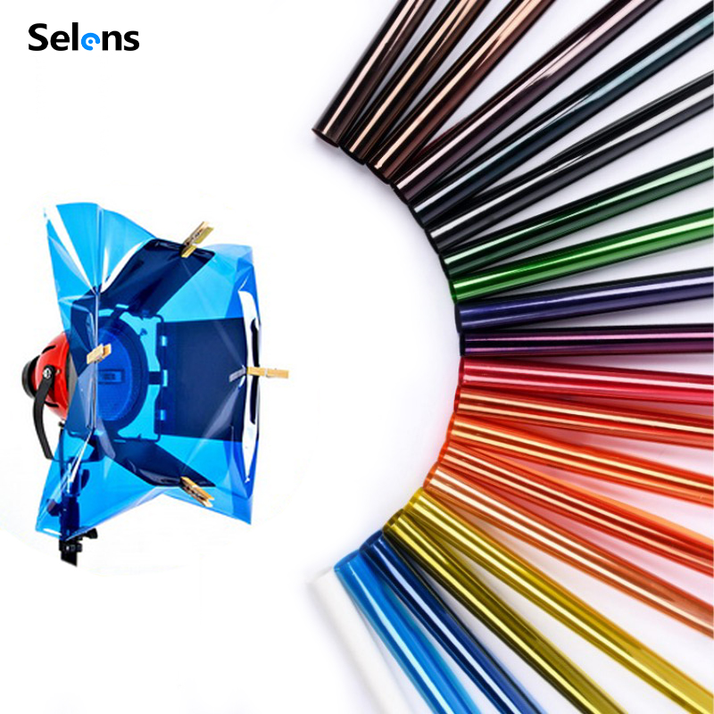 Selens 14色 40*50cm フィルターゲルセット  - Photography Umbrella Lighting Kit のレビューと価格