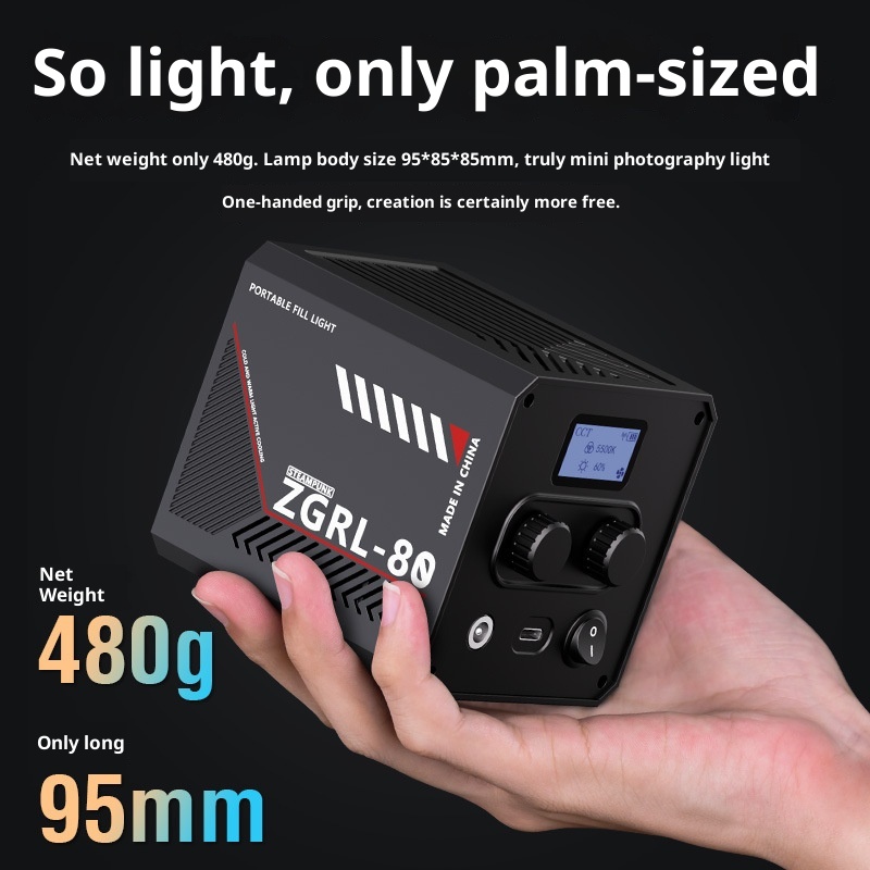 ZGRL80 80W COB LEDビデオライト ハンドヘル - Photography Lighting Outdoor のレビューと価格