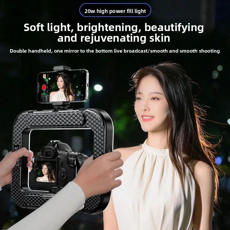 ポータブルハンドヘルドリングLEDライト 新型ウサギケージ照 - Photography Lighting Effects のレビューと価格