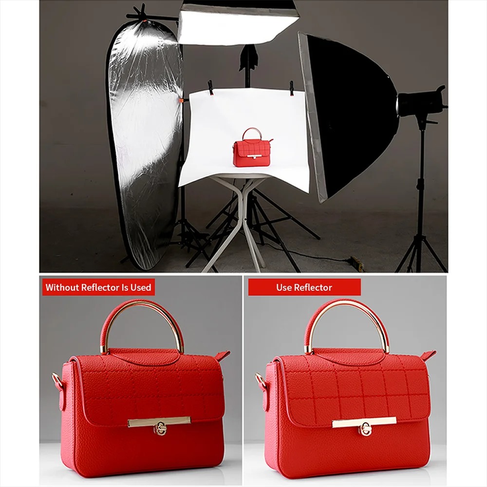 60/80/110 センチメートル 5-in-1 折りたたみ - Photography Lighting Outdoor のレビューと価格