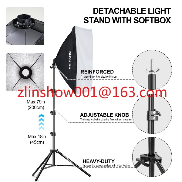 写真スタジオ機材 2.6*3m/2*3m 背景スタンド 撮影 - Photography Umbrella Lighting Kit のレビューと価格