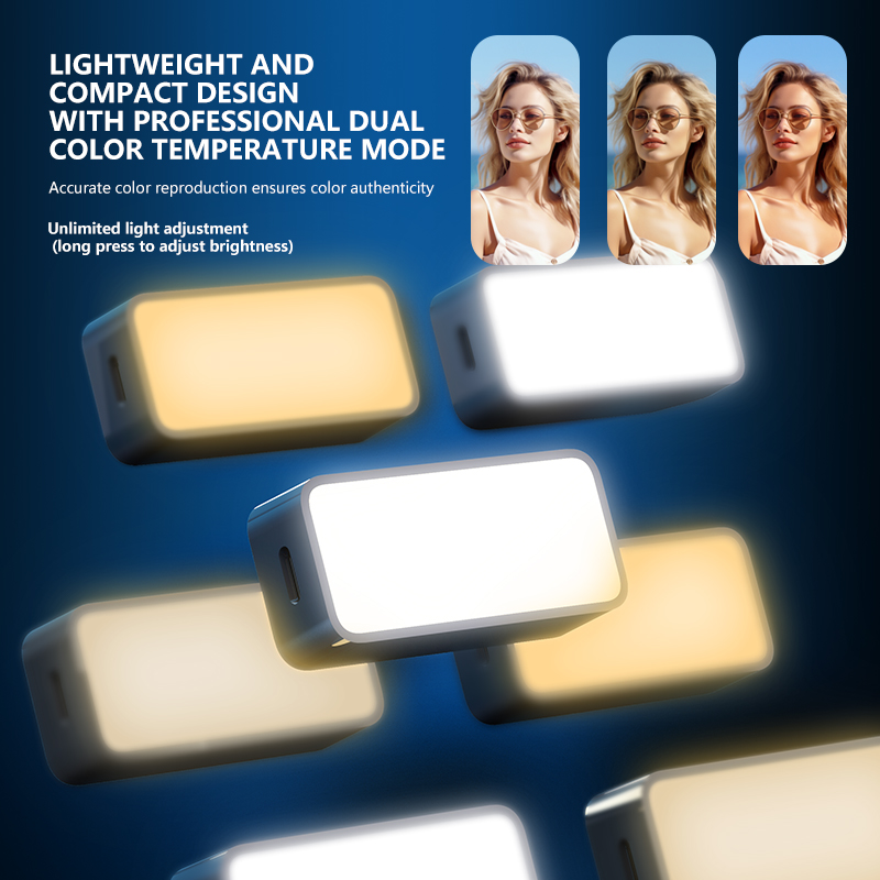 磁気ポータブルミニ Selfie フィルライト調整可能な照明 - Photography Lighting Patterns のレビューと価格