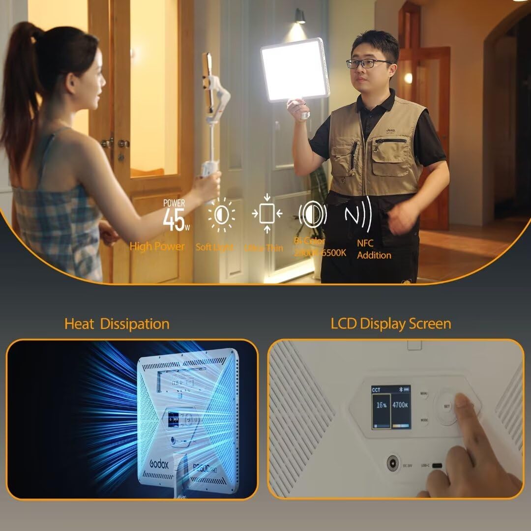 Godox P260C Pro LED ビデオライトパネル  - Photography Lighting Godox のレビューと価格