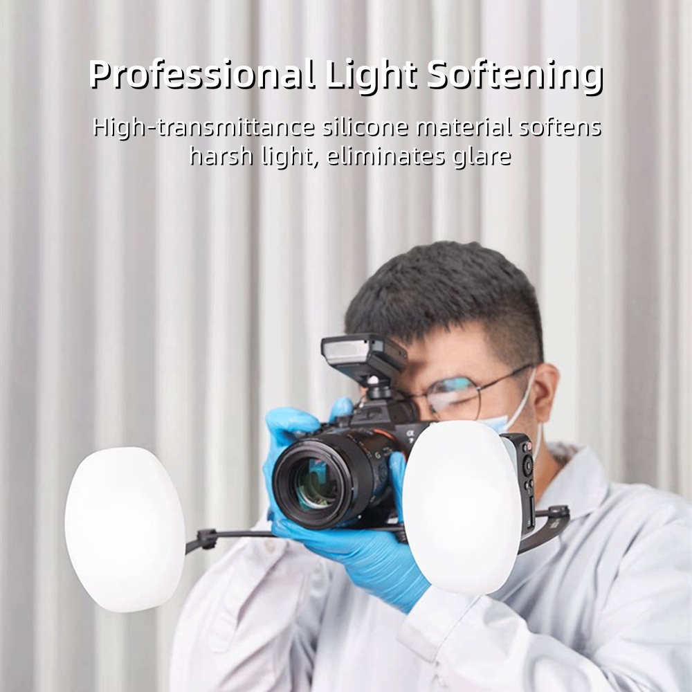 2 個 DIY シリコーンソフトボックス歯科マクロフラッシュ - Photography Lighting Godox のレビューと価格