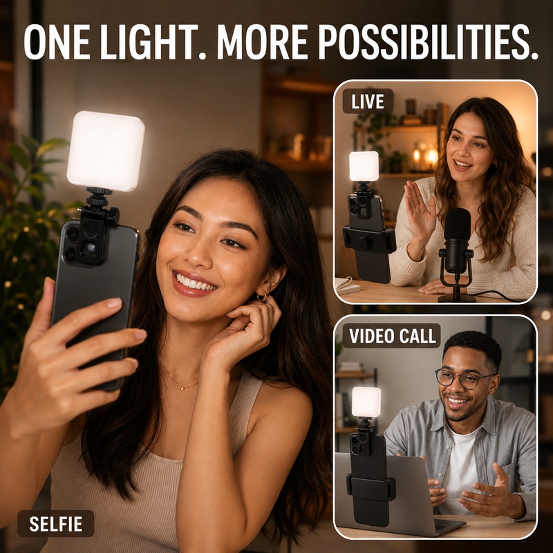 DY11ミニポータブルクリップオン携帯用フィルライト、ノート - Photography Lighting Outdoor のレビューと価格