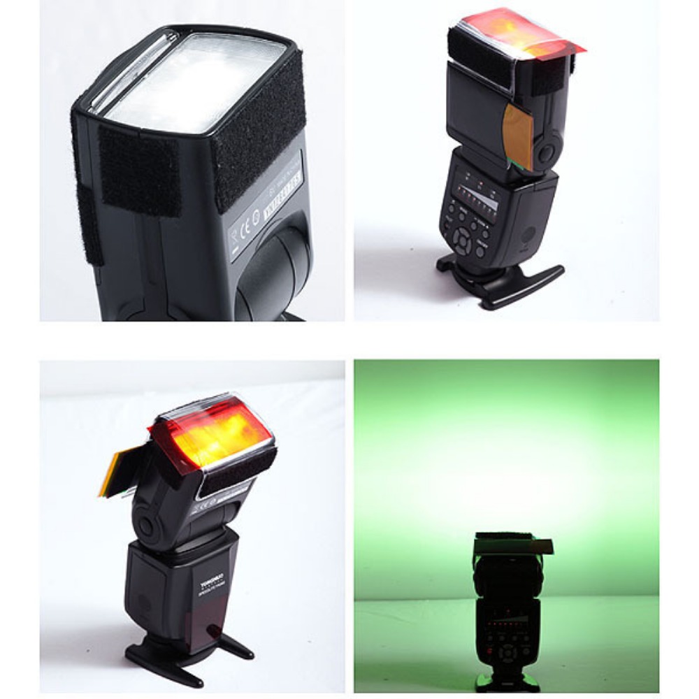12色カメラフラッシュジェル照明フィルターキット、ユニバーサ - Photography Lighting Kit のレビューと価格