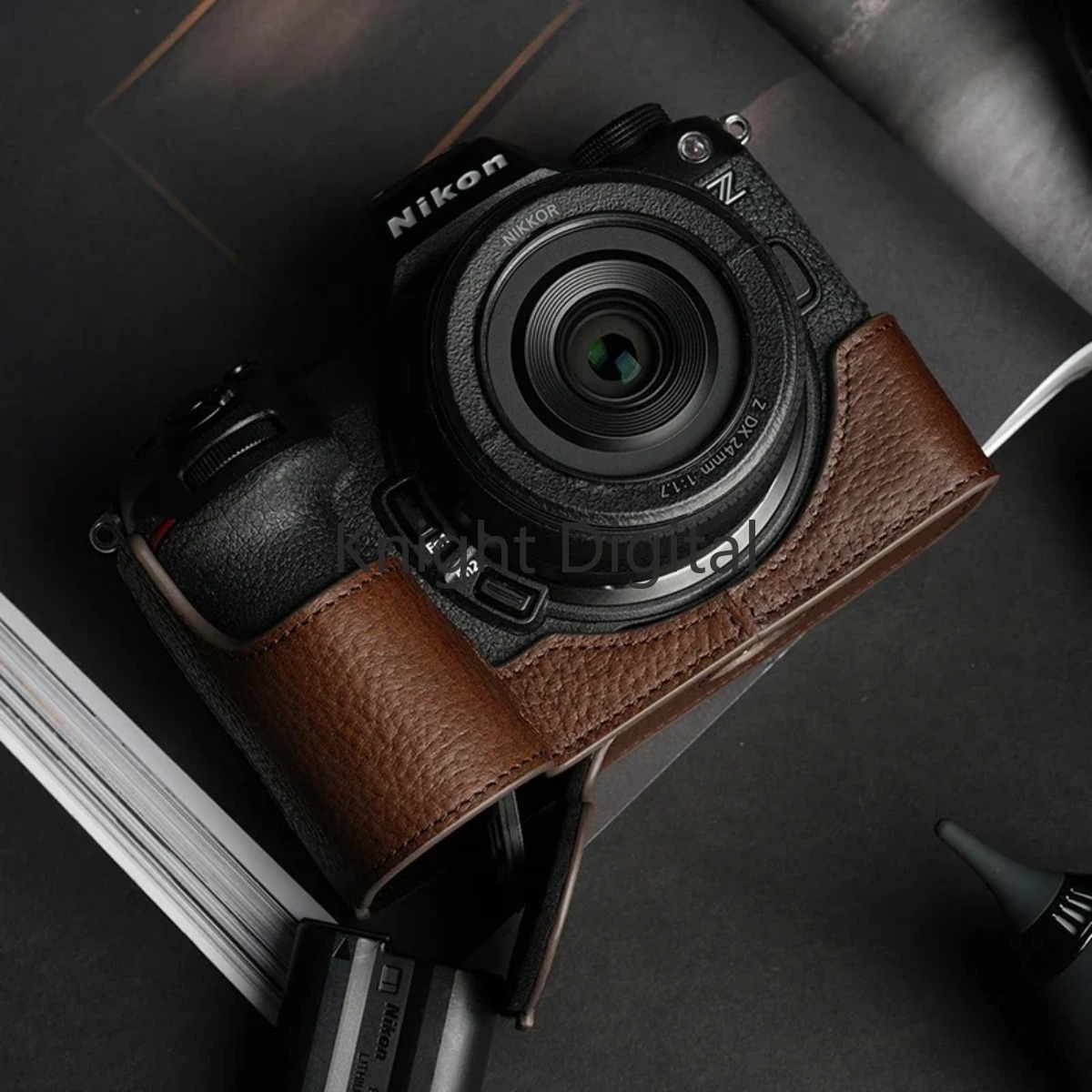 高品質手作り本革ハーフケースバッグボディボックスケースニコン - Nikon Camera Z6 Iii のレビューと価格
