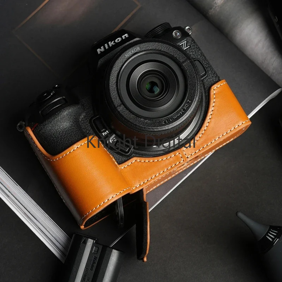 高品質手作り本革ハーフケースバッグボディボックスケースニコン - Nikon Camera Z6 Iii のレビューと価格