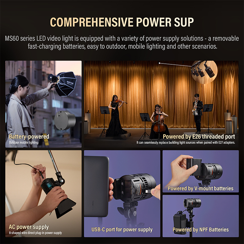 ゴドックス RS60Bi RS60R 60W LED モノラ - Photography Lighting Godox のレビューと価格