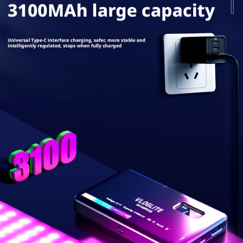 モバイルRGBフィルライトコンピュータービデオ会議ライトモバ - Photography Lighting Lamp のレビューと価格
