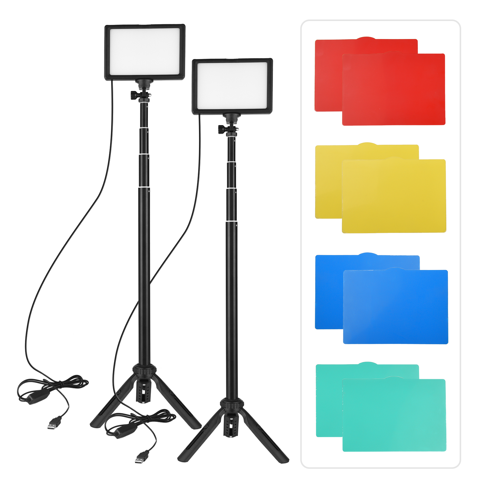 Ander-LEDビデオライトキット,写真照明,高さ3200 - Photography Umbrella Lighting Kit のレビューと価格