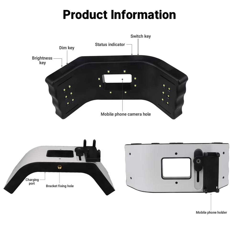 JUMTOP歯科撮影ライトLED口腔充填ランプ（治療用比色写 - Photography Lighting Lamp のレビューと価格