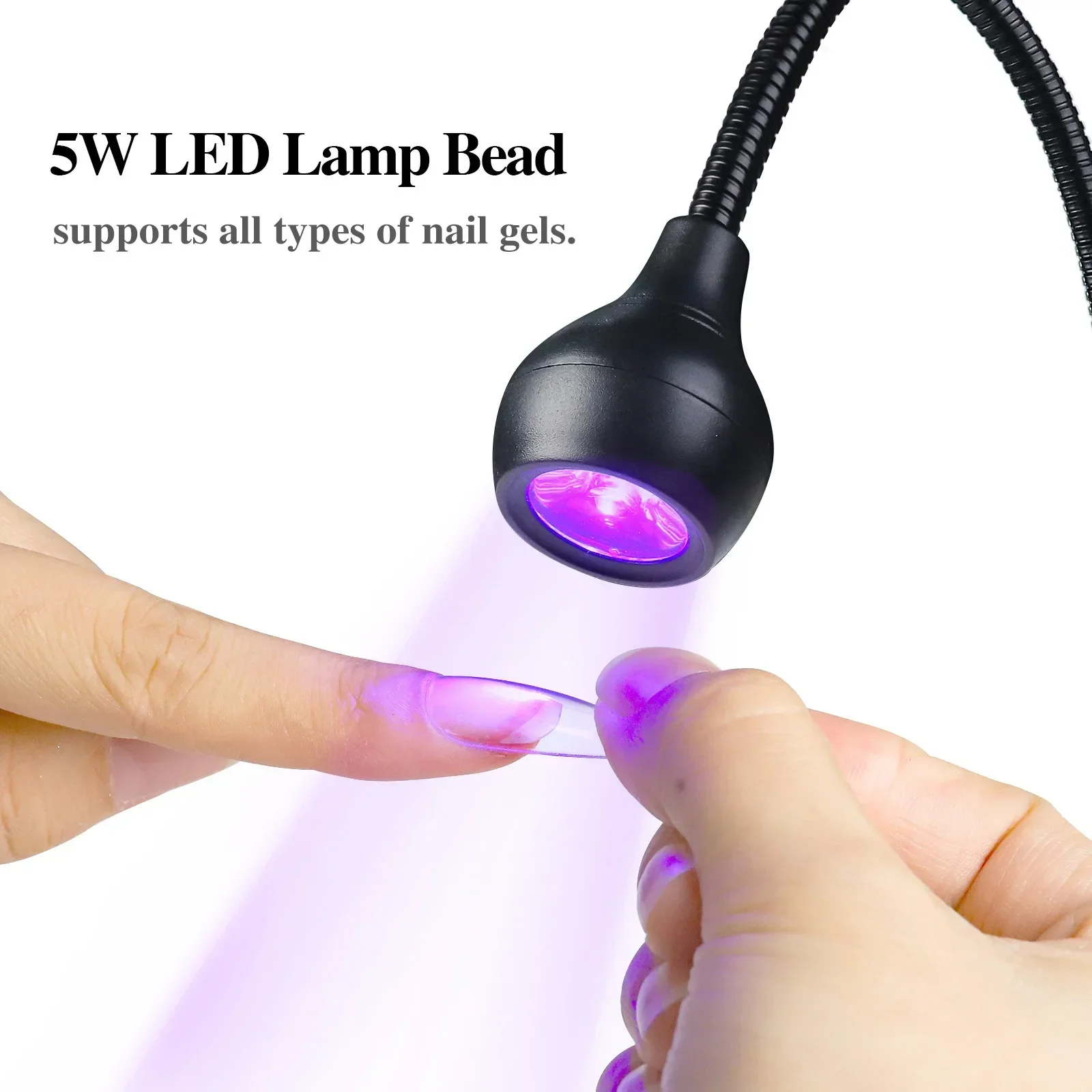 ポータブル LED UV 硬化ライトマニキュアジェルクリップ - Photography Lighting Gels のレビューと価格