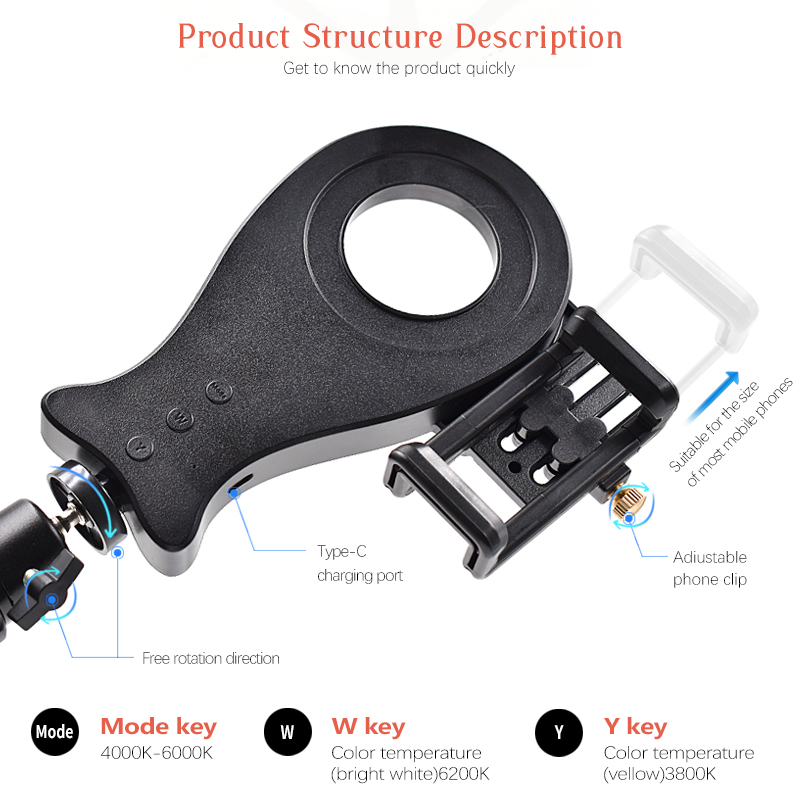 JUMTOP ポータブル歯科用撮影ライト 口腔充填ライト 6 - Photography Lighting Lamp のレビューと価格