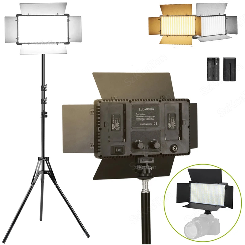 U800 u600 LEDフォトスタジオキット,写真パネル, - Photography Umbrella Lighting Kit のレビューと価格